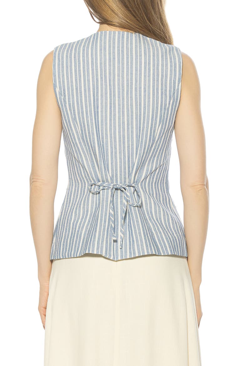 Kinsley Vest Top, Alternate, color, BLUE STRIPE