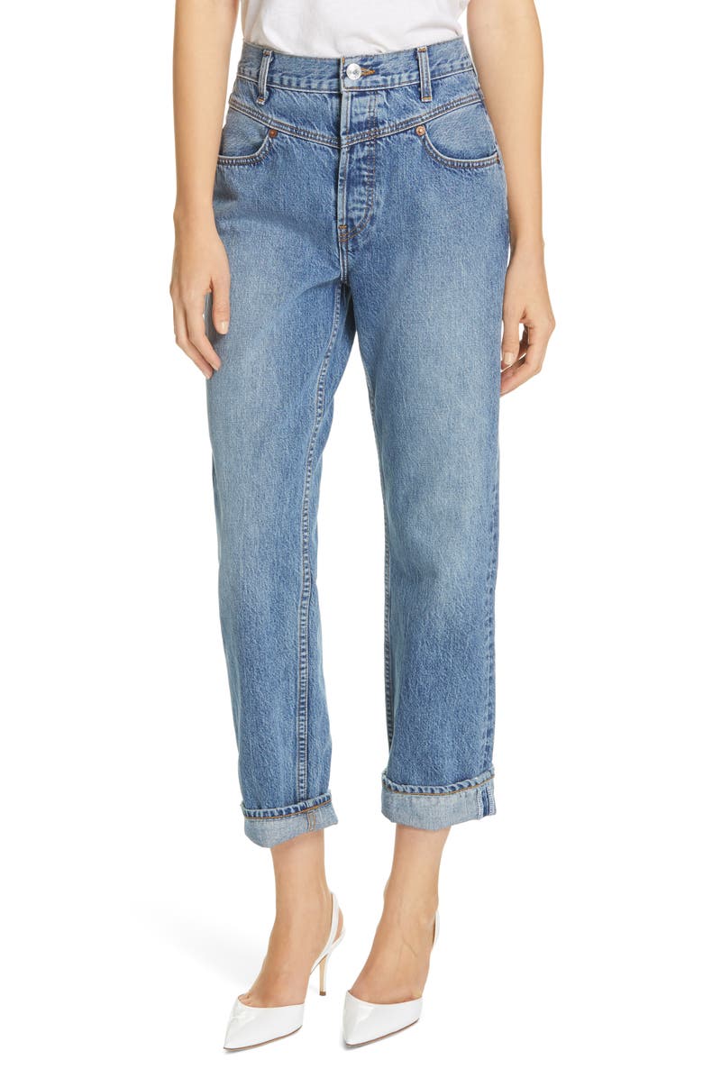 Re/Done Originals Double Yoke Jeans, Main, color, 