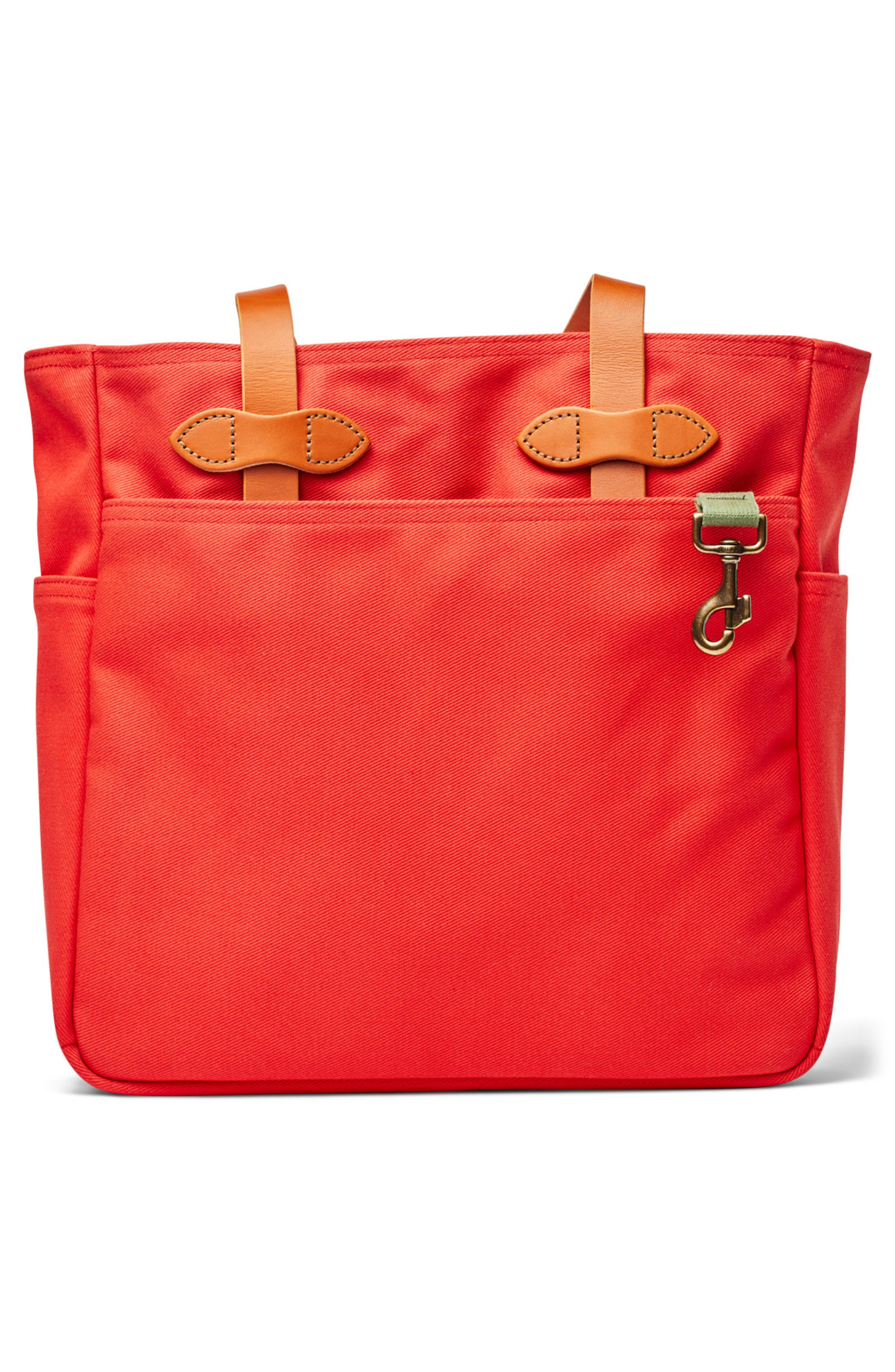 Rugged Twill Tote Bag, Alternate, color, MACK RED
