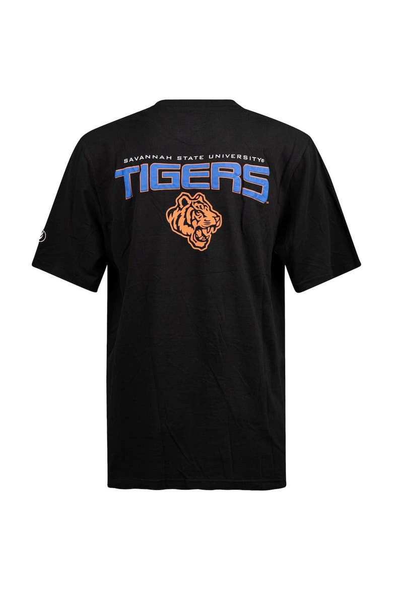 Men's FISLL Black Savannah State Tigers Applique T-Shirt, Alternate, color, Black