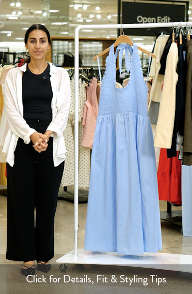 Caterina Halter Midi Dress, sales video thumbnail