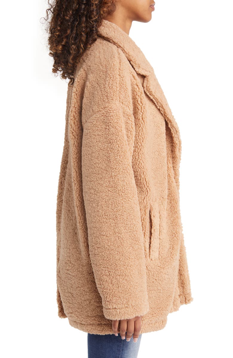 Thread & Supply Dreamy High Pile Fleece Coat, Alternate, color, 