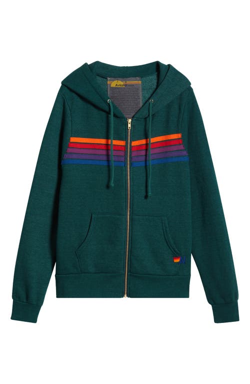 Aviator Nation 5-stripe Zip Hoodie