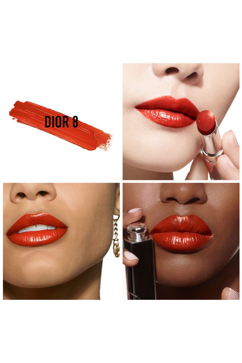 Addict Hydrating Shine Refillable Lipstick, Alternate, color, 008 DIOR 8
