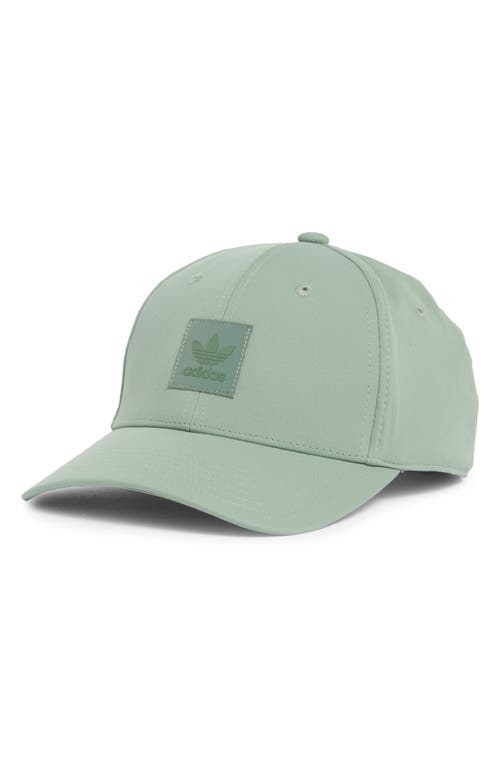 Shop Adidas Originals Adidas Venture Webbing Snapback Hat In Silver Green/wonder White