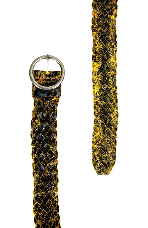Bed Stu Dreamweaver Belt In Yellow