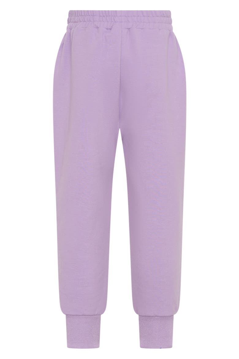 Kids' Core Cotton Joggers, Alternate, color, LILAC