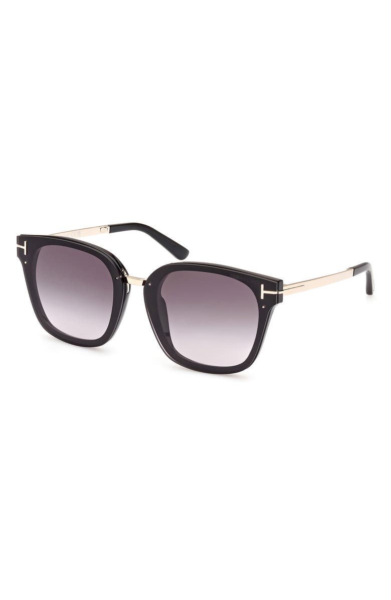 TOM FORD Philippa 68mm Gradient Square Sunglasses, Alternate, color, 