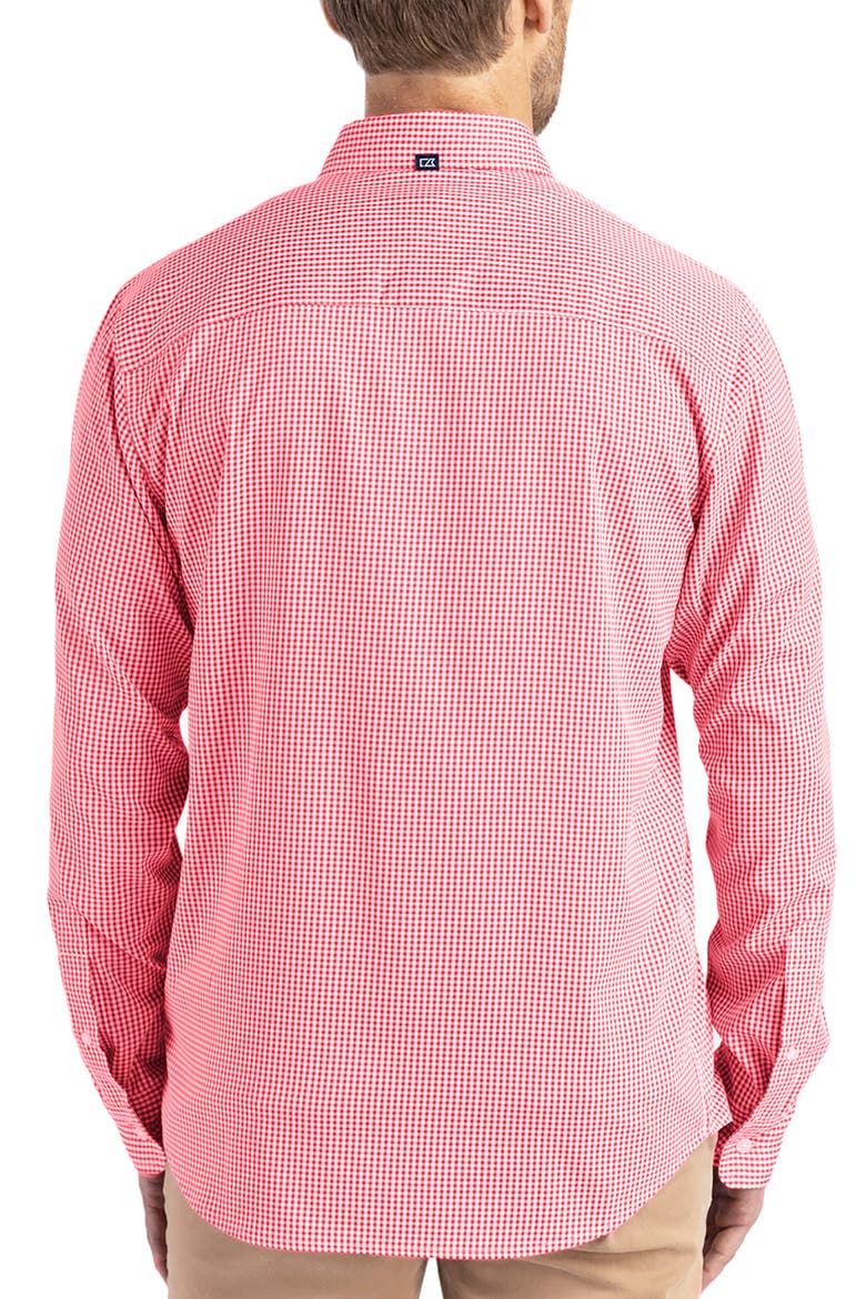 Skyline Epic Confidence Check Stretch Button-Down Shirt, Alternate, color, RED/WHITE