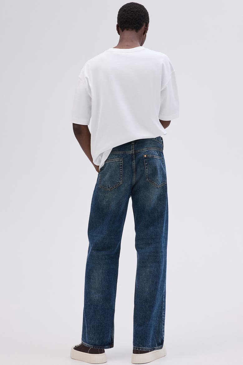 Loose Straight Jeans, Alternate, color, Denim blue