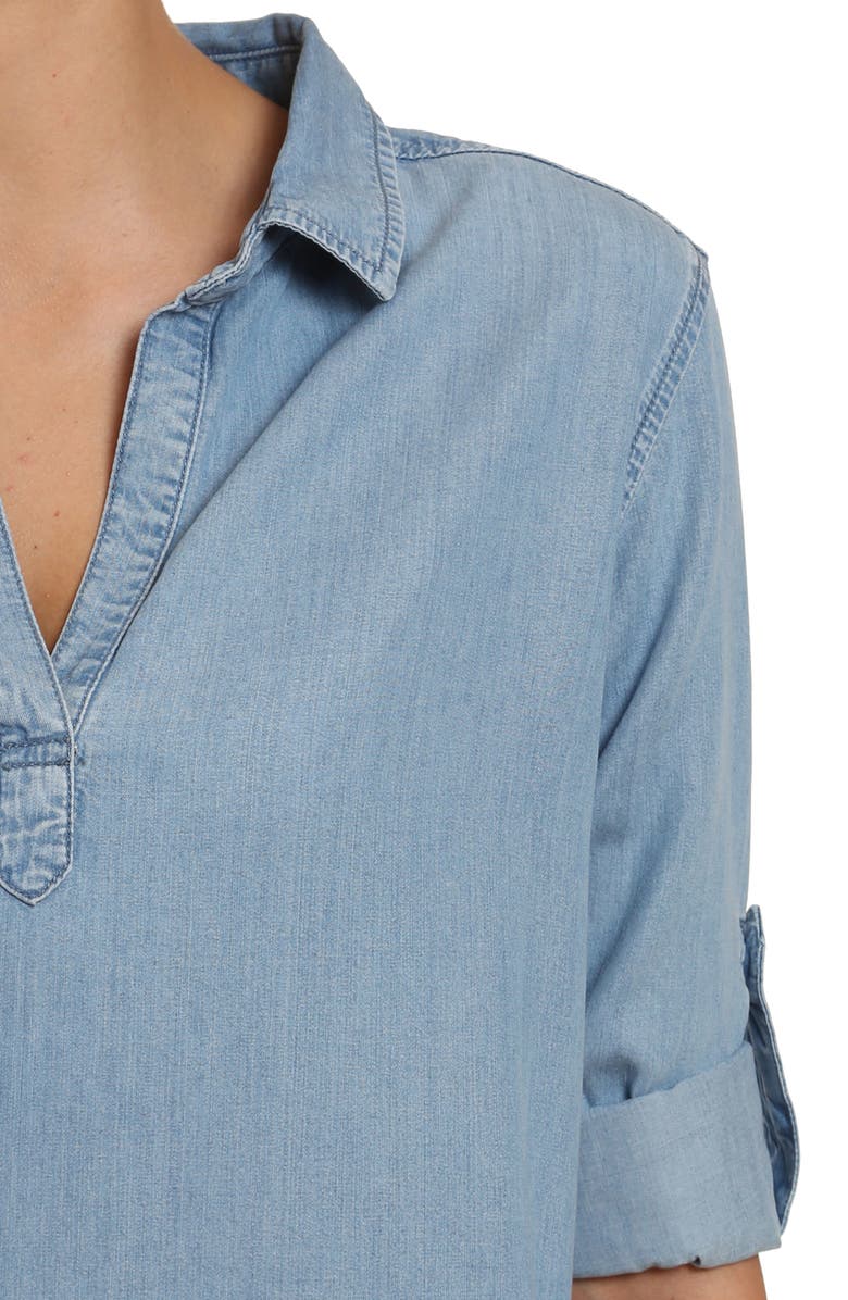 Mavi Jeans Lara Chambray Shirtdress, Alternate, color,