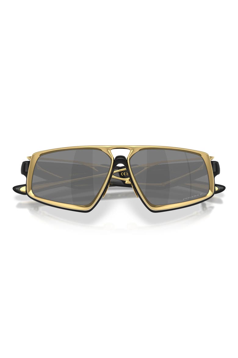 Massillon 61mm Polarized Rectangle Sunglasses, Alternate, color, BLACK INK / PRIZM BLACK