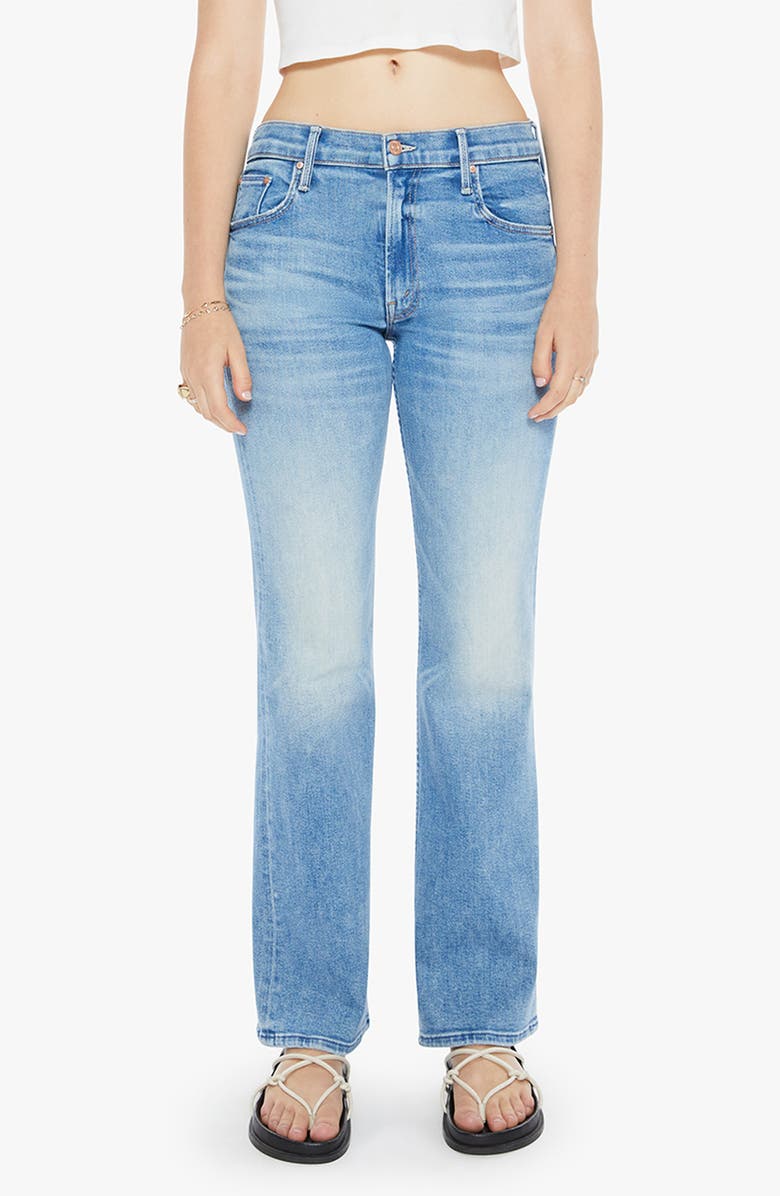 MOTHER The Bookie Sneak Bootcut Jeans, Main, color, Eye Of The Tiger