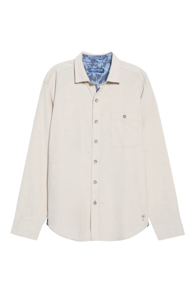 Coastline Cord Cotton Button-Up Shirt, Alternate, color, FEATHERSTONE