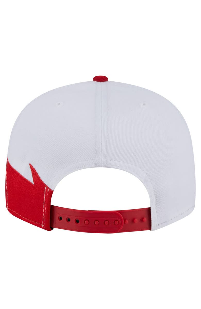 New Era Men's New Era Red/White Washington Nationals Jagged 9FIFTY Snapback Hat, Alternate, color, 