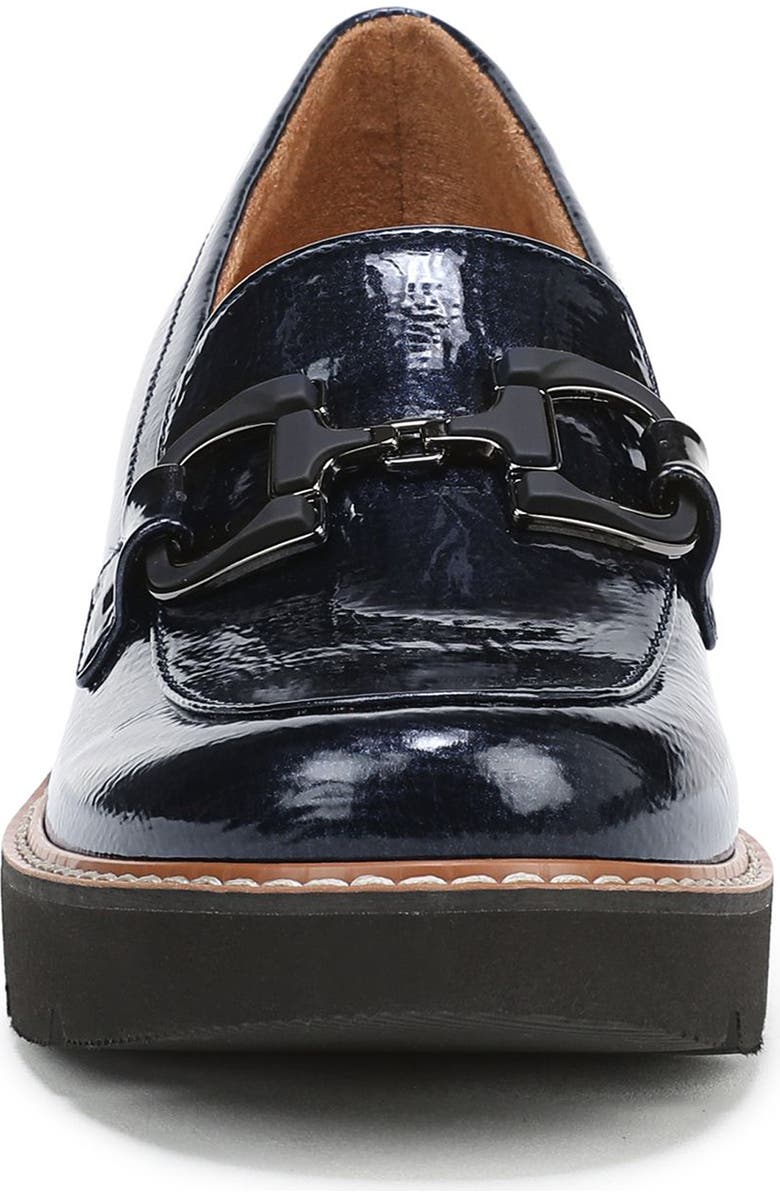 Naturalizer Corrine Bit Loafer, Alternate, color, Navy Patent Faux Leather
