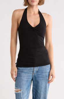 Madden Girl Ruched Halter Top