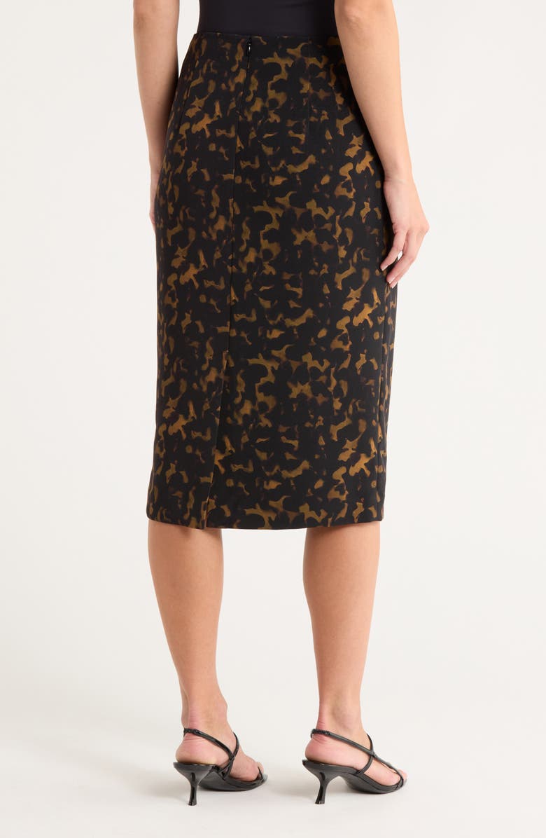 Theory Tortoiseshell Pencil Skirt, Alternate, color, Dark Brown Multi