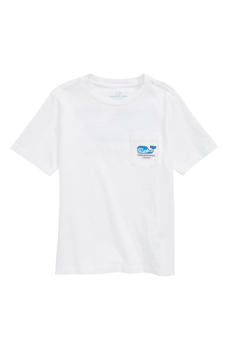 vineyard vines Colorado Whale Pocket T-Shirt, Main, color,