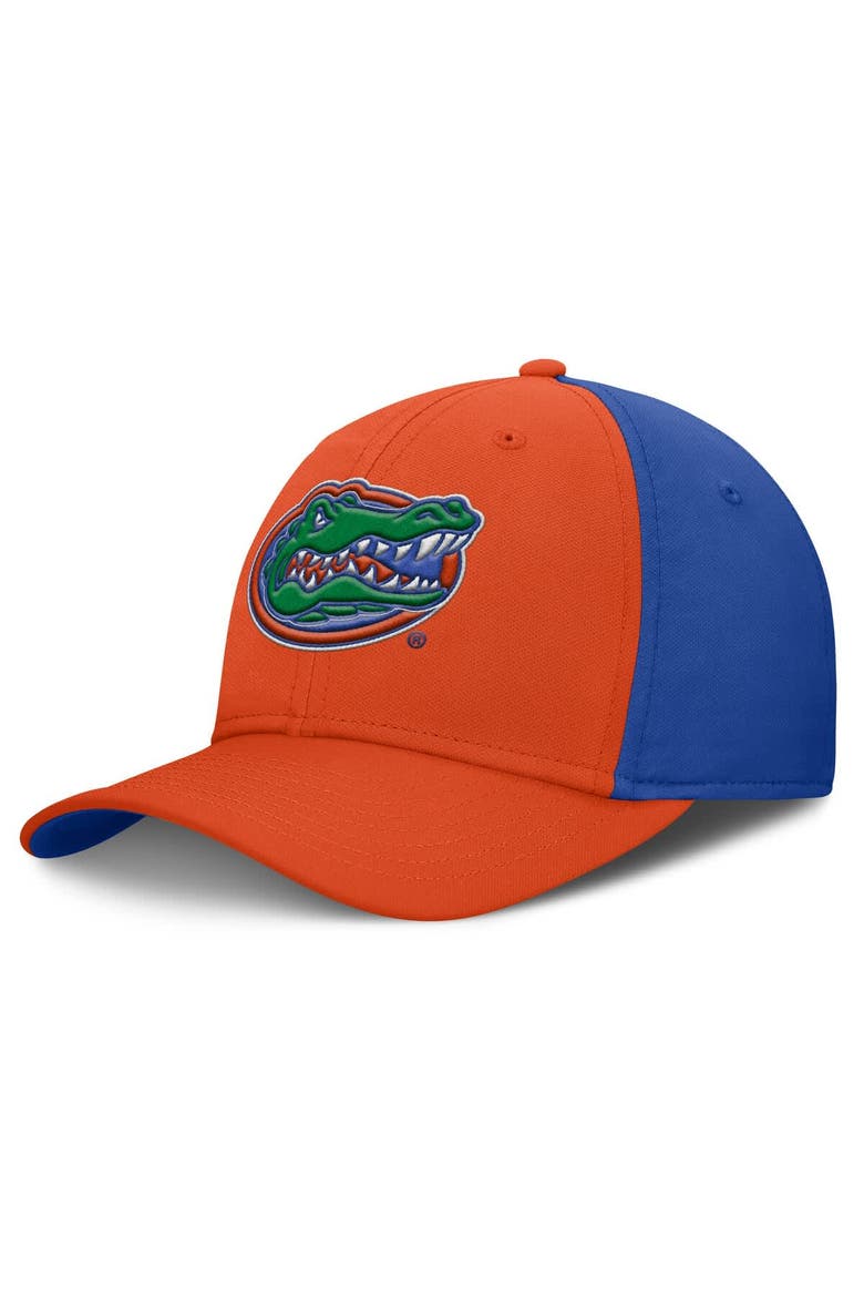 Men's Jordan Brand Orange/Royal Florida Gators 2025 Sideline Rise Local Performance Flex Hat, Alternate, color, Orange