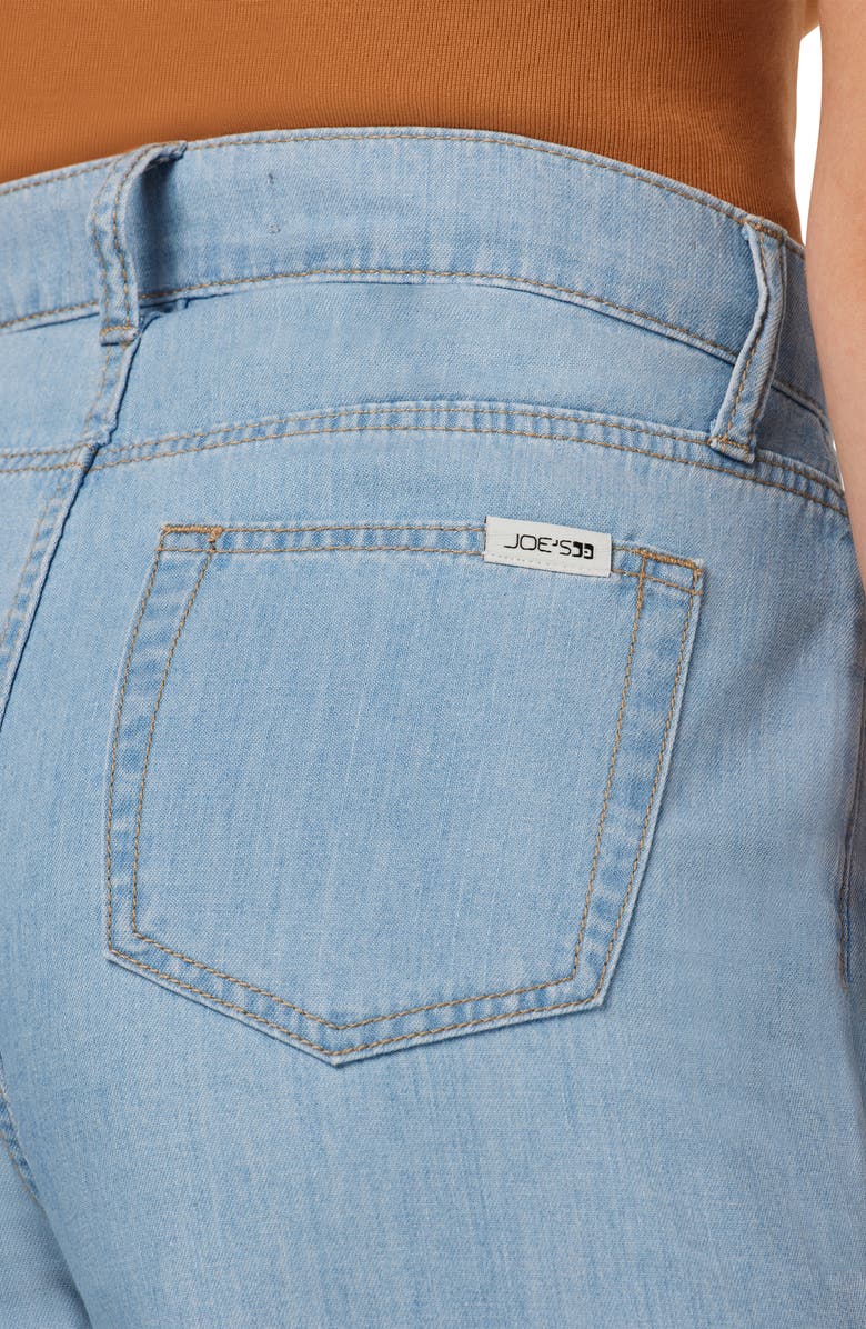 Joe's Chambray High Waist Wide Leg Jeans, Alternate, color, Faithe