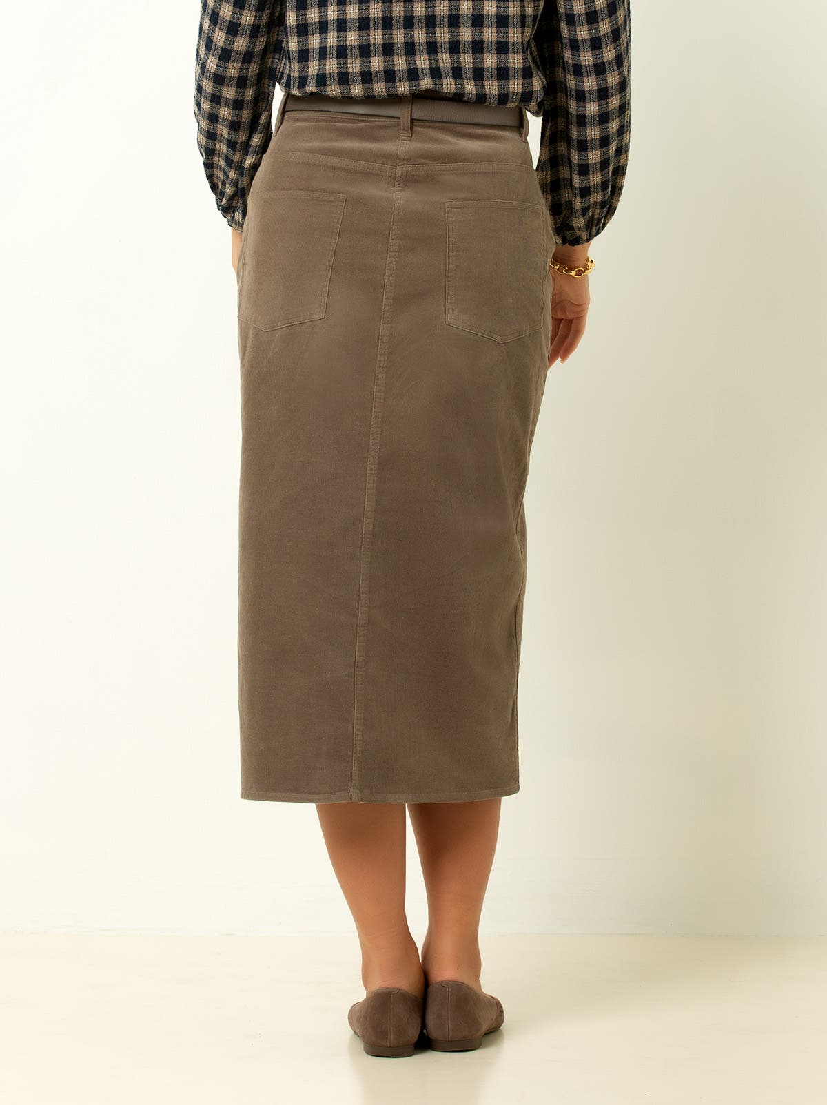 Corduroy Midi Skirt - image 4
