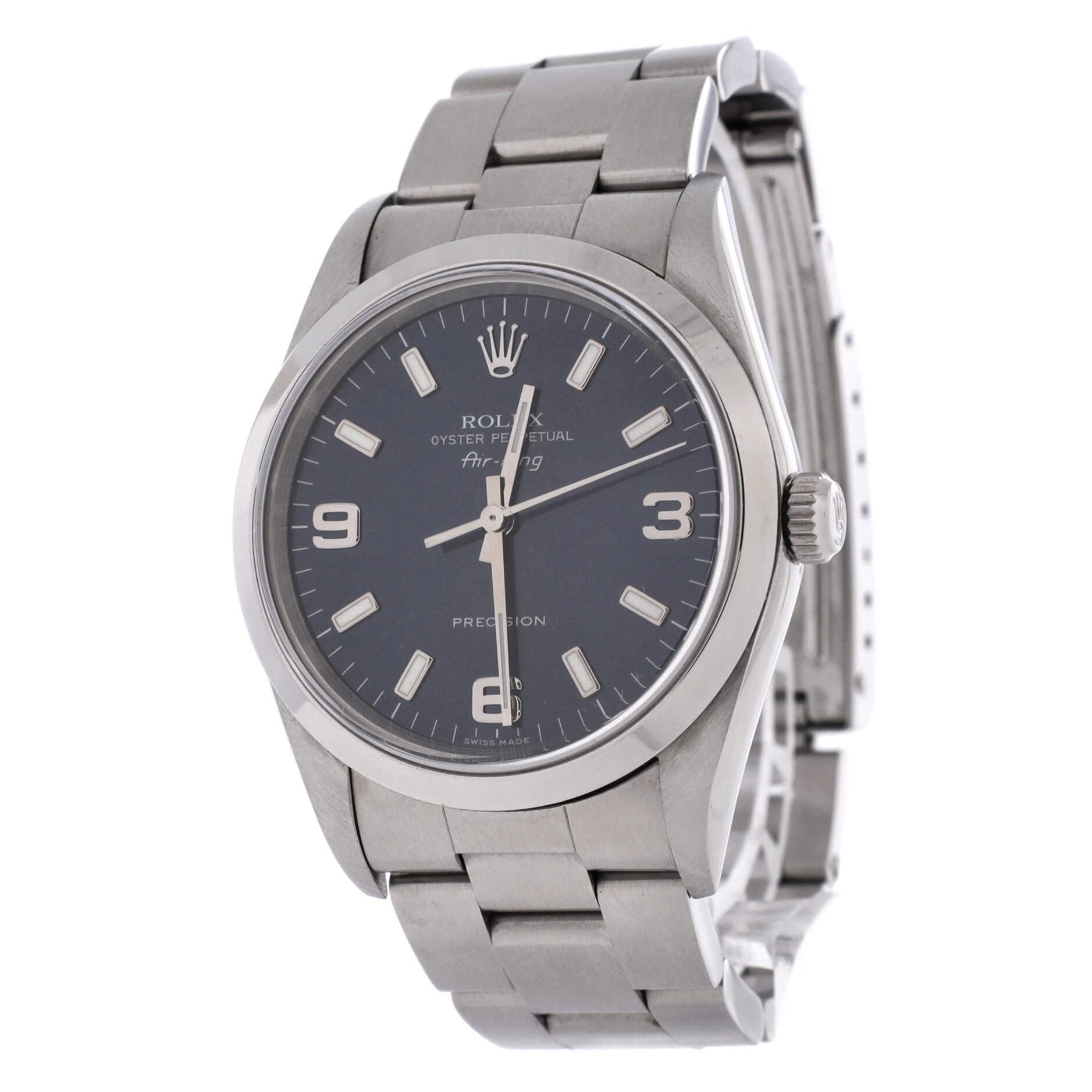 Oyster Perpetual Air King Automatic Watch Stainless Steel 34, Alternate, color, Metallic Silver