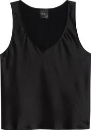 LESET Barb Satin Tank