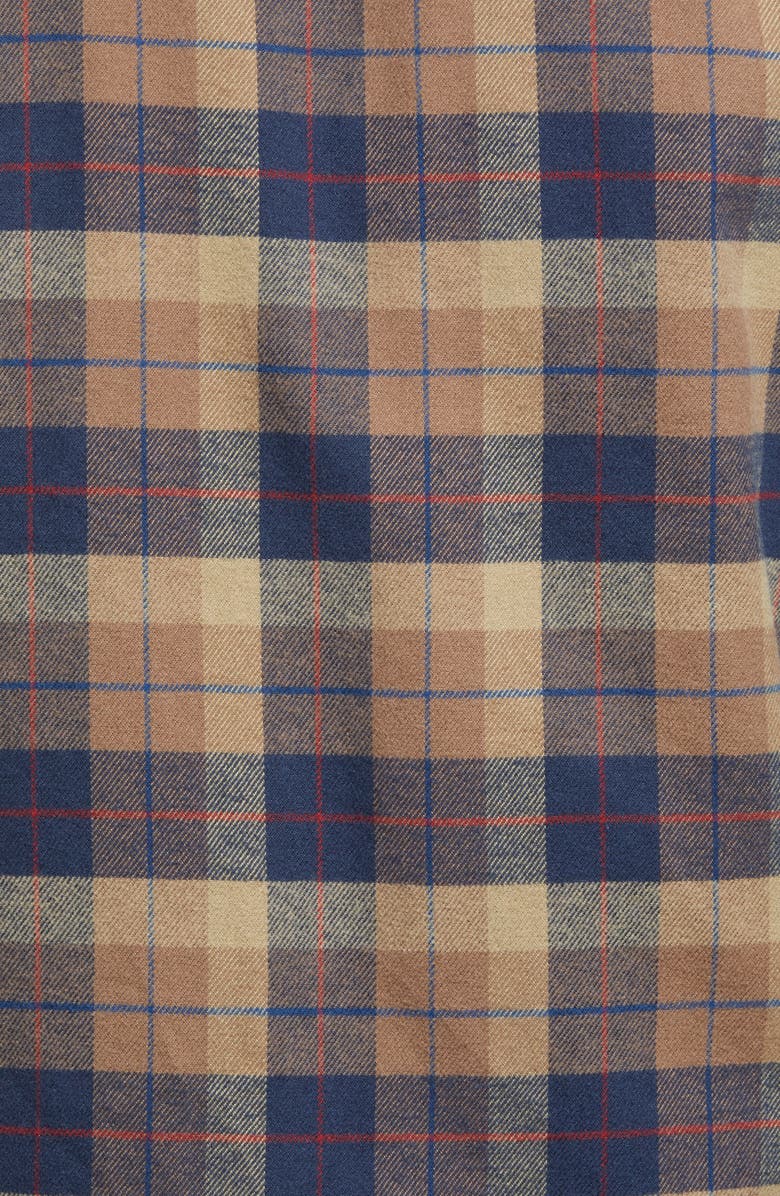 Fjällräven Singi Plaid Button-Down Flannel Shirt, Alternate, color, 