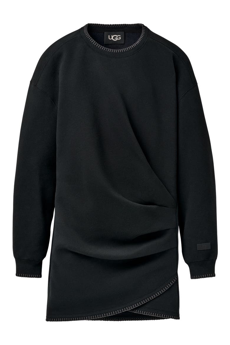 Classic Tulip Mini Dress, Alternate, color, BLACK