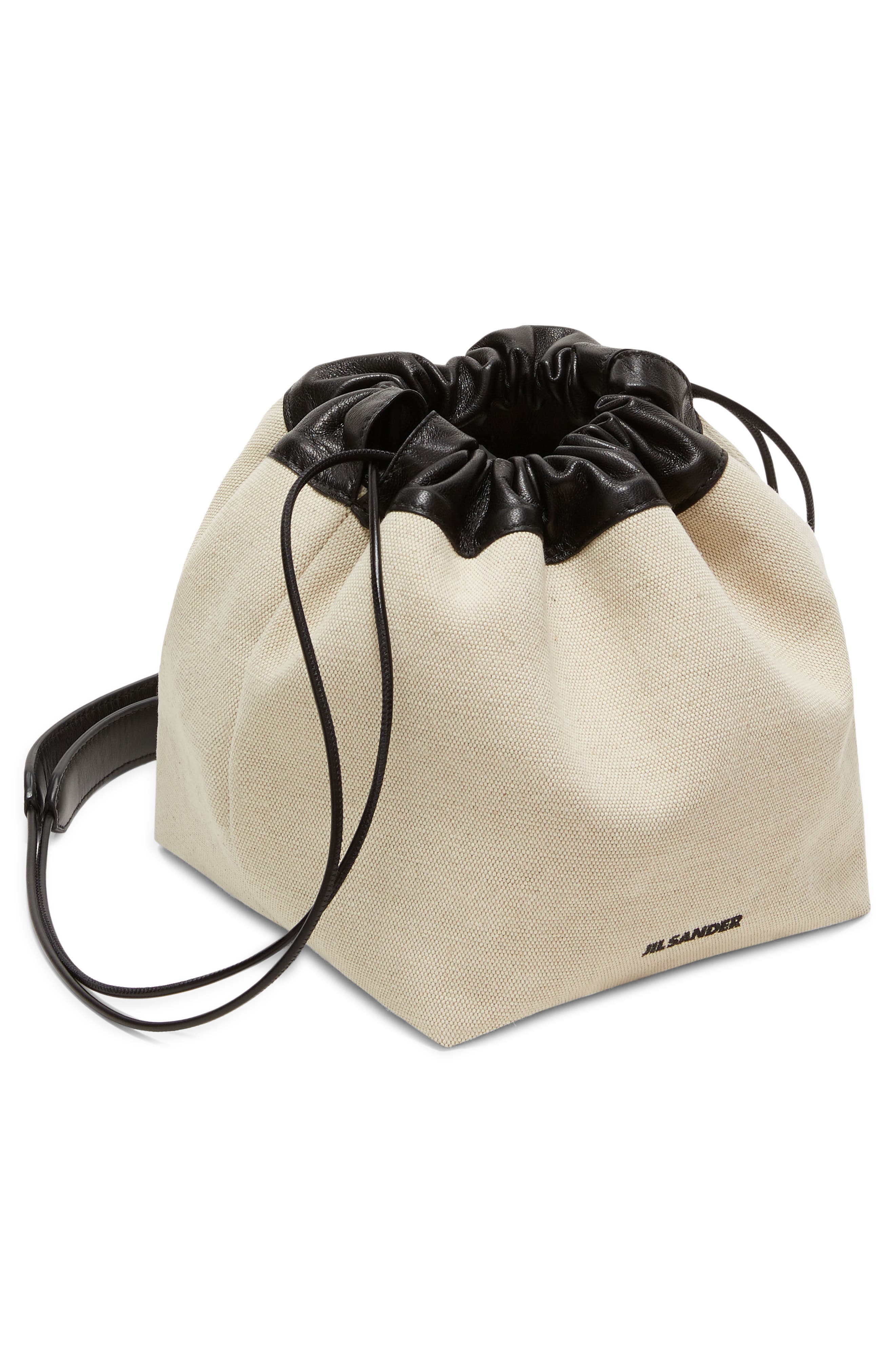 Jil Sander Drawstring Crossbody Bag, Alternate, color, 