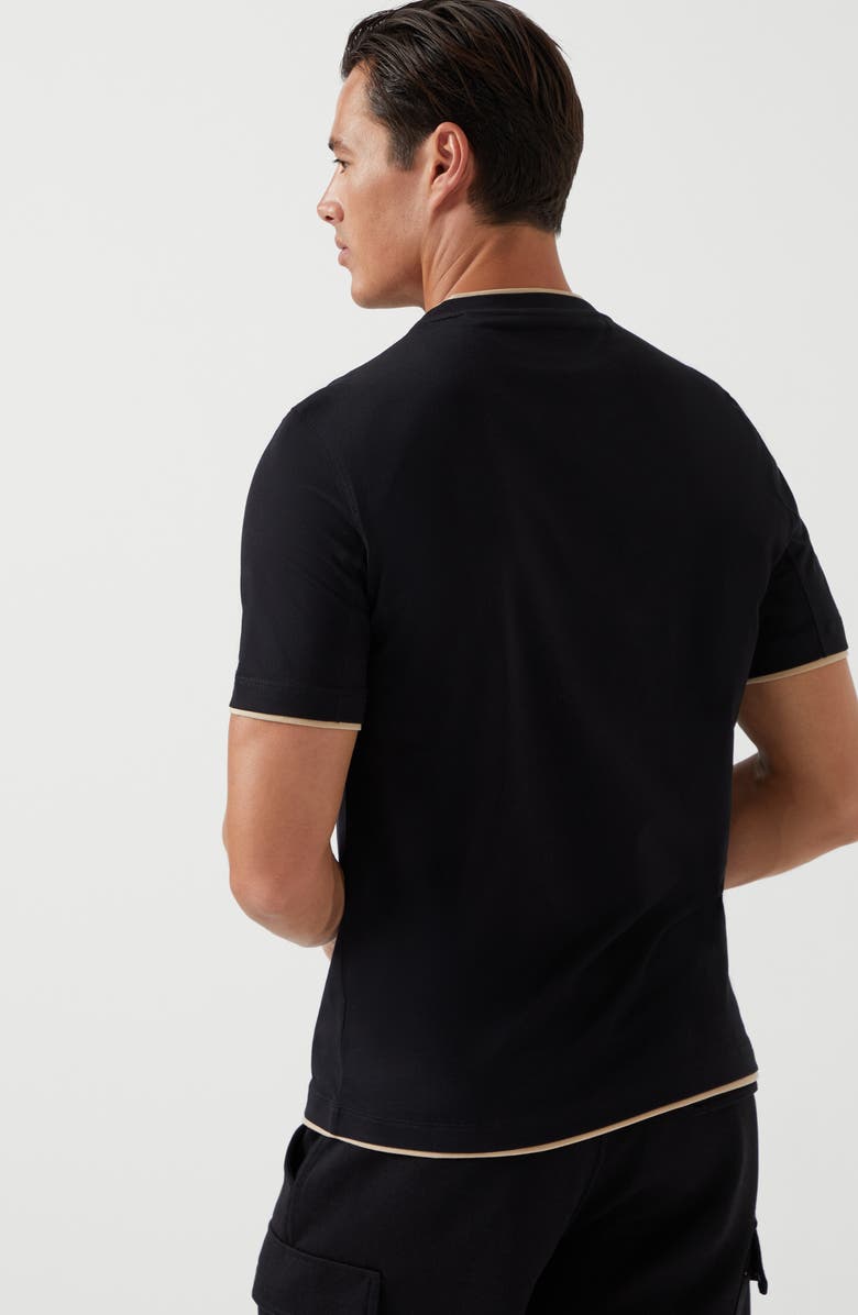 Brunello Cucinelli T-shirt with faux-layering, Alternate, color,