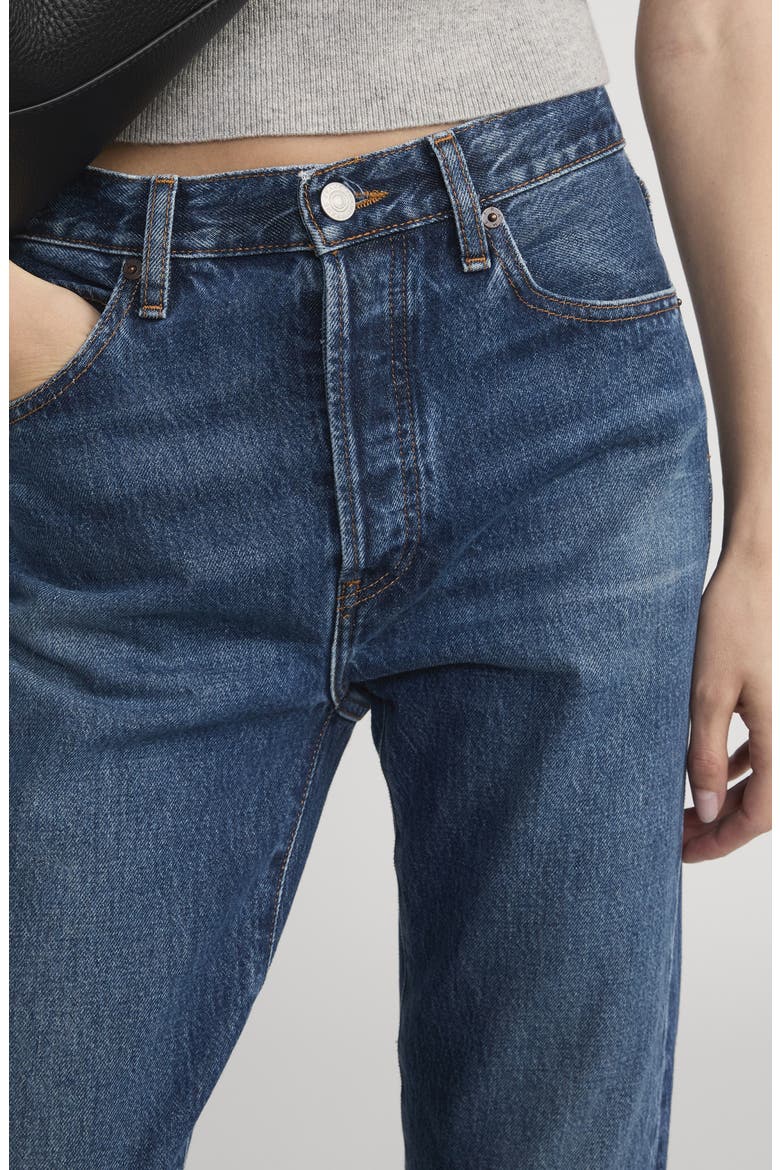 The Vertical High Waist Relaxed Straight Leg Jeans, Alternate, color, LOGIC