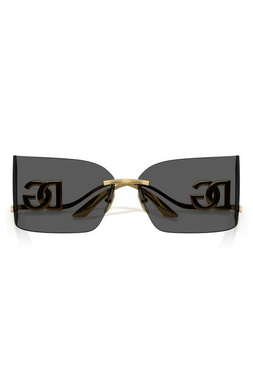 Dolce & Gabbana Dolce&gabbana 79mm Oversize Rectangular Sunglasses