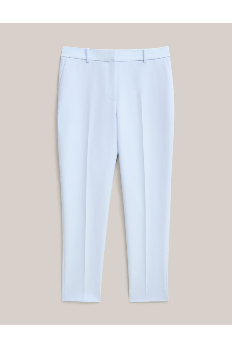Keighley High Waisted Slim Leg Trousers, Alternate, color, Pale Blue