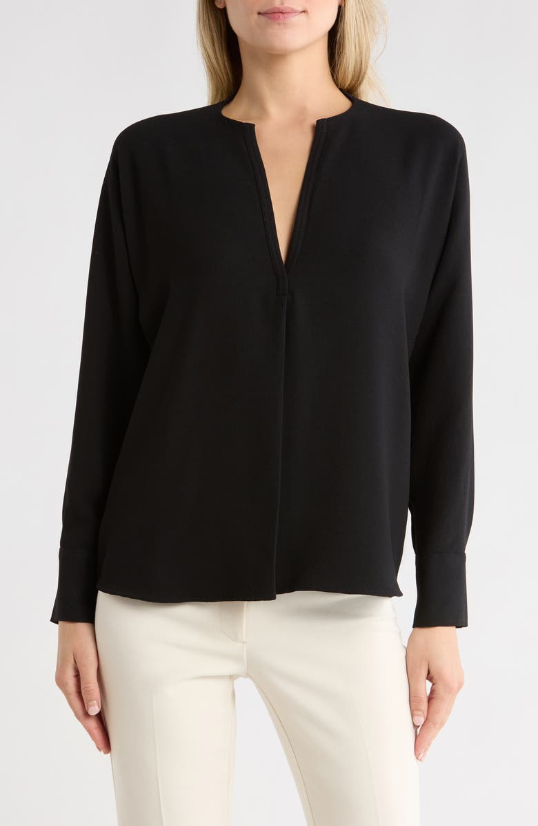 Vince Dolman Sleeve Top, Main, color, Black