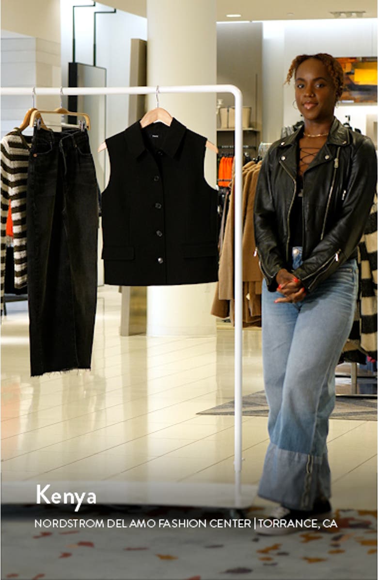 Tailored Wool Blend Vest, sales video thumbnail