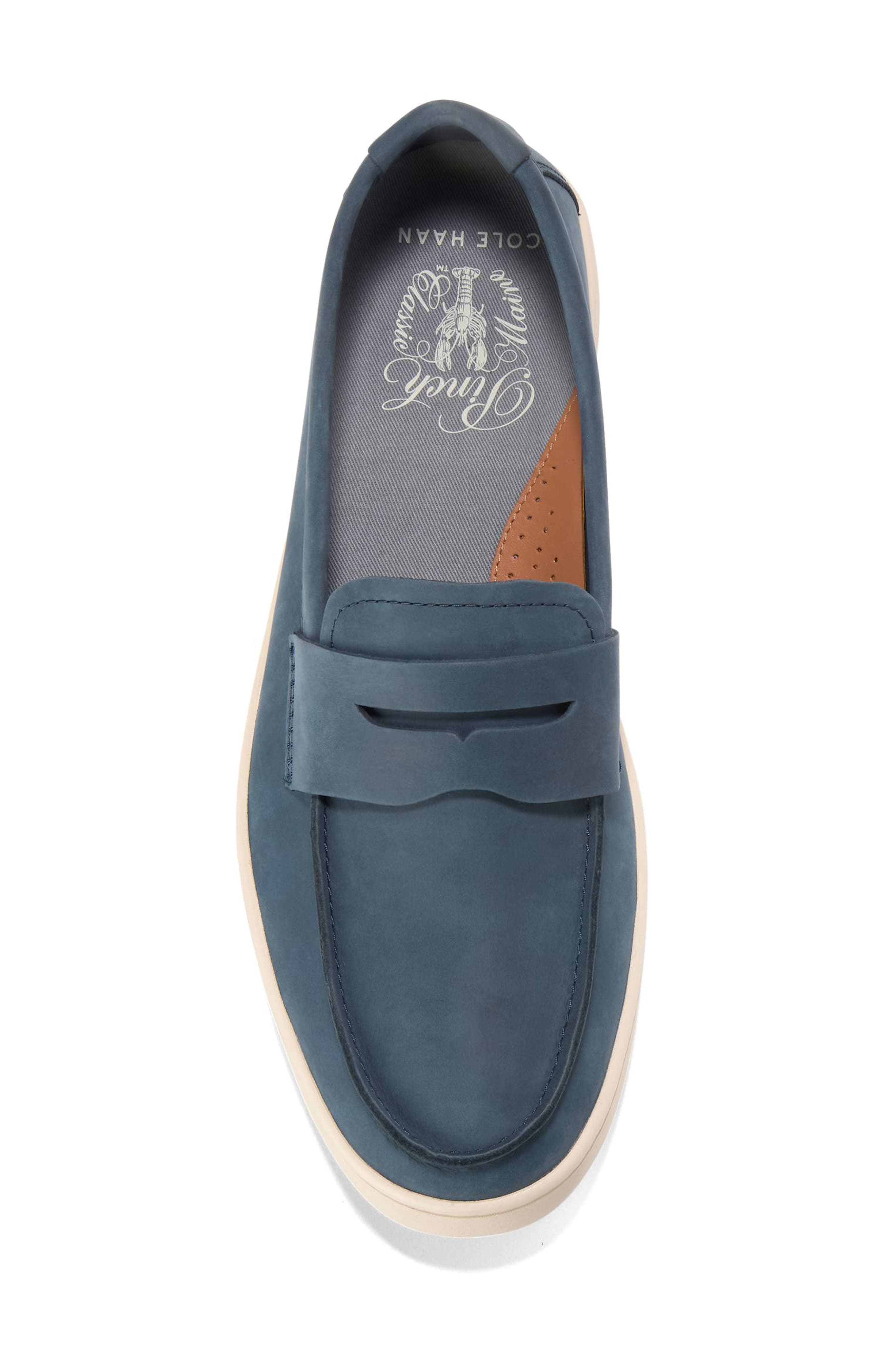 Cole Haan Pinch Weekend Penny Loafer, Alternate, color, Big Dipper Nubuck / Angora
