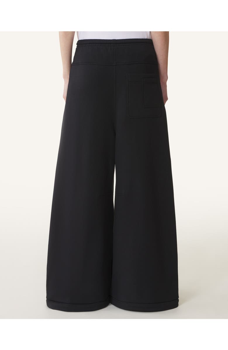 Lanvin COTTON FLEECE AND CASHMERE PANTS, Alternate, color, 