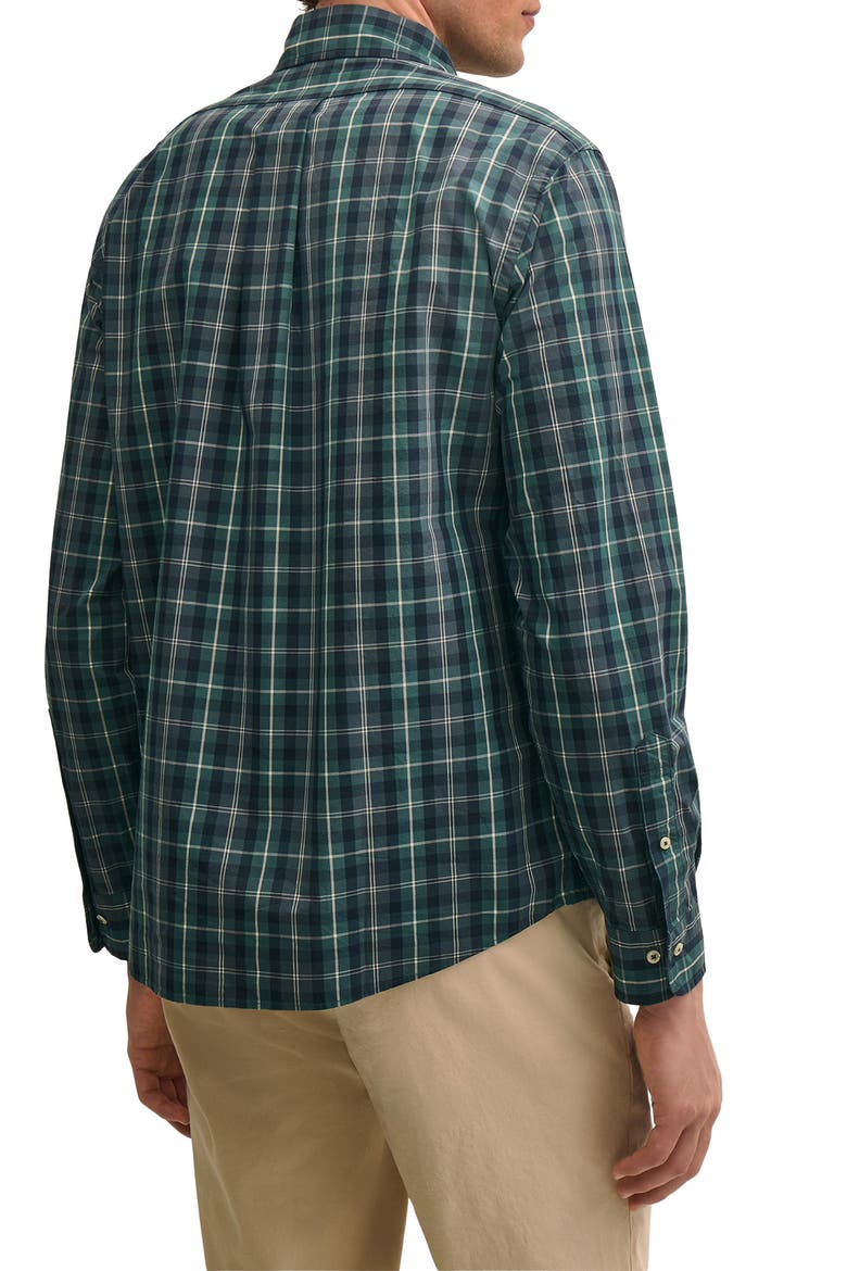 Tartan Cotton Poplin Shirt, Alternate, color, DKSEATARTAN