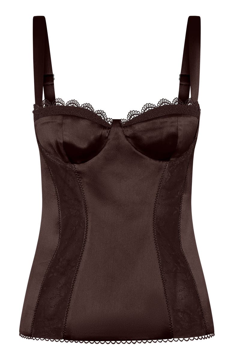 NICHOLAS Dara Top, Alternate, color, Espresso