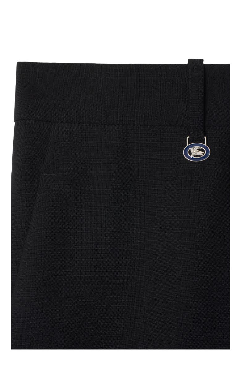 Burberry Wool Mohair Tailored Trousers, Alternate, color, Black