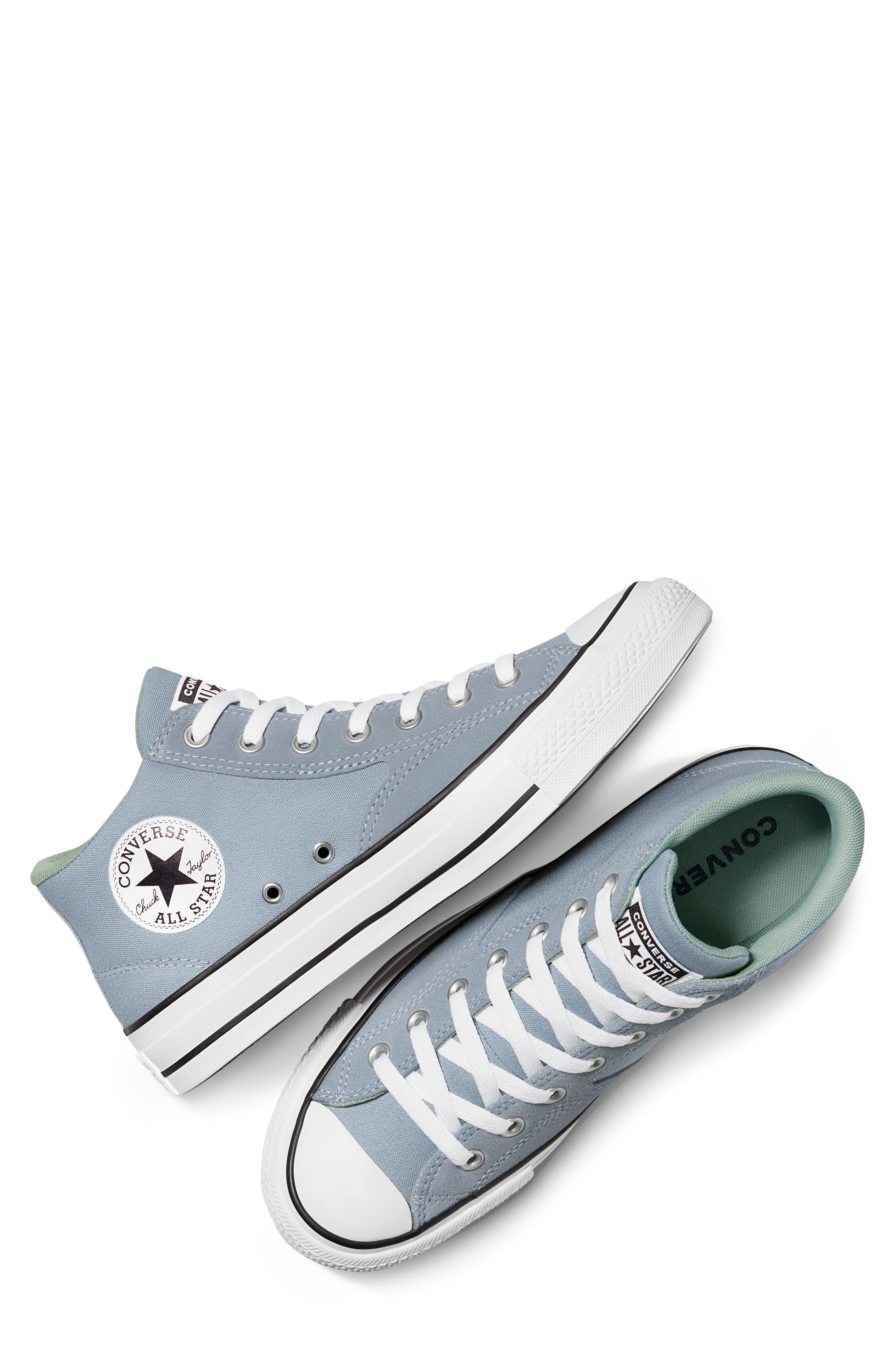 Converse Chuck Taylor<sup>®</sup> All Star<sup>®</sup> Malden Street Mid Sneaker, Alternate, color, Wet Stone/ White