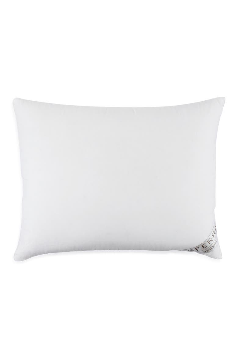 Somerset King Polish Goose Down Pillow, Main, color, WHITE