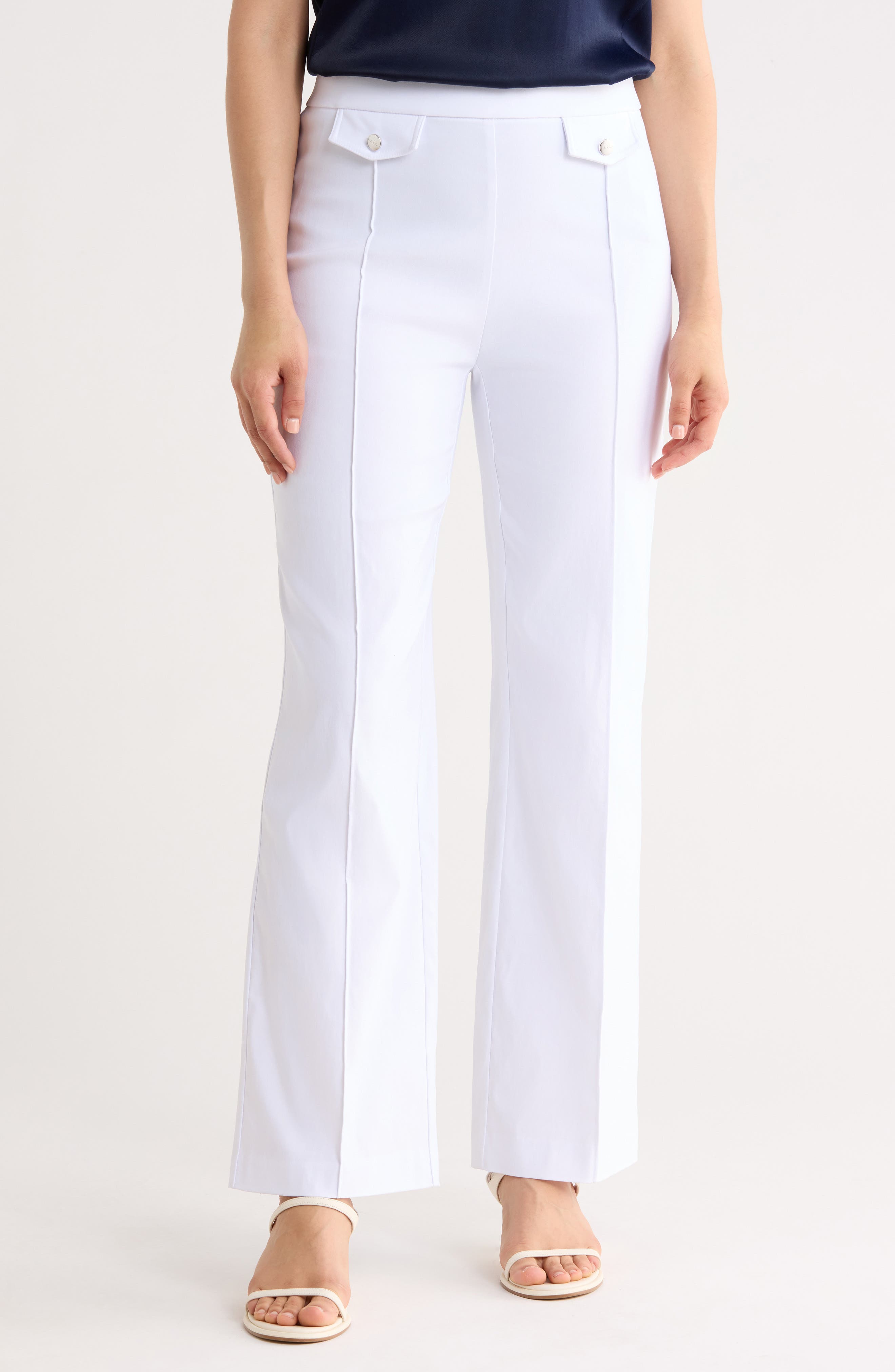 Nicole Miller Nikki Pleat Stretch Pants
