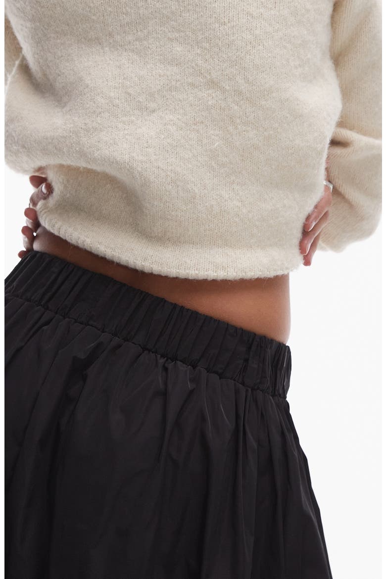 Techy Maxi Skirt, Alternate, color, BLACK
