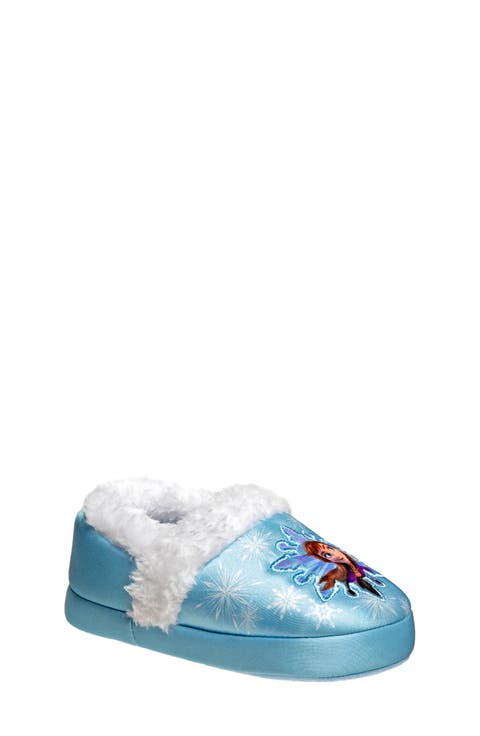 x Disney® Kids' Frozen Elsa & Anna Slipper (Walker & Toddler)