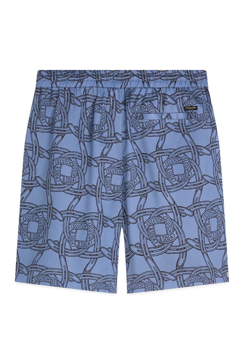 Fave Print Drawstring Bermuda Shorts, Alternate, color, HORSESHOES INFINITY