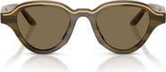 Emporio Armani 47mm Small Irregular Sunglasses