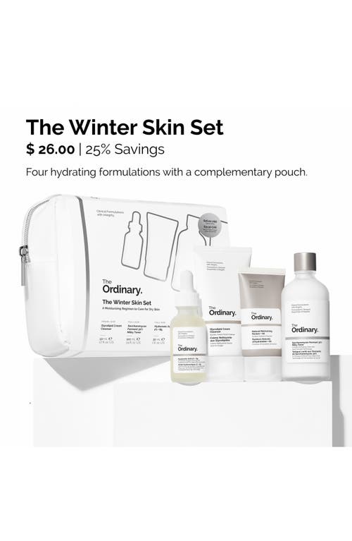 The Ordinary The Winter Skincare Gift Set For Hydration In White